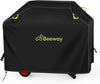 BBQ Cover, Waterproof Barbecue Cover Outdoor fits Gas Grill Weber, Brinkmann, Char Broil - 420D Oxford Fabric, Windproof, Rip-Proof & UV Protection, 145cm x 61cm x 122cm
