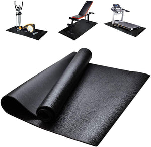 Treadmill Mat Floor Protector, Fitness Equipment and Exercise Mat, Non-slip Shock Resistant Floor Protector Mat for Treadmills, Cycles, Rowers, Cross Trainers and Other G Equipment, 180x80cm