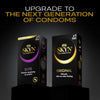 Elite Condoms Pack of 100 / FEEL Latex Free Condoms for Men, Regular Size Condoms, Ultra-Thin & Soft Condoms, Smooth Straight Shape, 53mm Wide