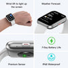 Smart Watches for Women Men Answer/Make Call, 1.8" Alexa Built-in Fitness Tracker, 24H Heart Rate, Blood Oxygen, Sleep, IP68 Waterproof, 100 Sport Mode Smartwatch for Android iOS Phone Gifts, Snowy