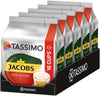 Jacobs Café Au Lait Coffee Pods x16 (Pack of 5, Total 80 Drinks)