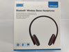 On Ear Wireless Bluetooth Headphones with Microphone -  EP636 - Bluetooth Version 4.1 + EDR, Lightweight Engineering NFC One Tap to Connect for Android and Apple - Red