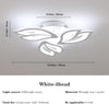 LED Ceiling Light, 40W LED Ceiling Lamp Creative Petals Design, White Cold White 6500K Modern Chandelier Ceiling Lighting Fixture for Living Room Bedroom Kitchen Hallway Dining Room