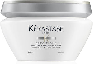 Kérastase Specifique, Hydrating & Smoothing Conditioning Hair Mask, For Oil-prone & Sensitive Scalps, With Rhamnose & Complex AOX, Masque Hydra-Apaisant, 200ml