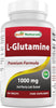 L-Glutamine 1000 mg 180 Tablets - Glutamine Fuel for Workout & Supports Muscle Recovery from Workouts (180 Count (Pack of 1))