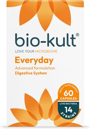 Everyday Multi-Strain Formulation Probiotics for Digestive System, 60 Capsules (Pack of 1)