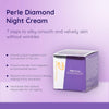 Perle Diamond Night Cream | Anti-Wrinkle And Repair Skin | Anti-Aging Face Cream | Vitamin C, Vitamin E Cream Natural Face Moisturizer | Unisex Night Cream 50g