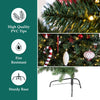 | 4ft Artificial Unlit Arbor Vitae Half Tree | Natural and Realistic Look with Bushy and Luxury Quality PVC Tips | Easy to Assemble and Take Down | 83cm Diameter