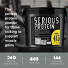 SERIOUS PROTEIN – Protein Powder – 4kg – Low Carb – Supports Lean Muscle Growth – Recovery Supplement -  - 133 Servings (Banana)