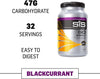 GO Energy Powder Energy Drinks, Blackcurrant Flavour, 47g of Carbohydrates, 32 Servings Per 1.6kg