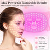 LED Face Mask - FDA Approved Red Light Therapy Mask for Acne, Wrinkles, and Skin Rejuvenation - 3 Light Modes & Timing Settings, 280 LED Bulbs Red Light Therapy for Face with Eye Protection