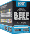 NXT Beef Protein Isolate 20 Sachets - Mixed Selection Box | Protein Powder High in Natural Amino Acids - Paleo, Keto Friendly - Dairy and Gluten Free - Muscle Recovery | 20 Flavours |