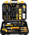 Tool Kit Set Box 100 Pieces Home Repair DIY Tools Basic Hand Toolbox Sets for Home