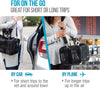 Original Deluxe Travel Pet Carrier, Airline Approved & Guaranteed On Board - Charcoal Gray, Medium