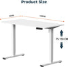 120 * 60 ONE PIECE Electric Standing Desk Height Adjustable Standing Desk Sit Stand Desk Adjustable Desk Stand Up Desk for Home Office