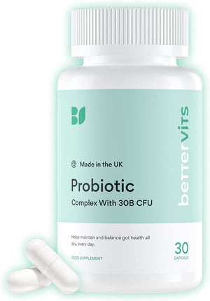 Probiotic Complex | 30B CFU | Gut Health | Digestion | Bloating | IBS | with Prebiotic