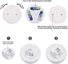 LED Spotlights Ceiling Lights Wireless AA Battery Powered Lights Dimmable Display Lights for Picture Cabinet Remote Controlled Lights Puck Lights Stick on Anywhere Indoor-2 Pack