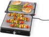Marblestone Health Grill – Electric Fold-Out Grill & Panini Maker, Non-Stick XL Plates 29 x 23cm, Opens Flat To 180°, Adjustable Temperature Control, Integrated Drip Tray, No Oil Needed, 2200W