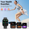 Smart Watch for Men Women Answer/Make Calls, 1.91" HD Fitness Watch Smartwatch with Heart Rate Sleep SpO2 Monitor, 110+ Sports Step Counter, IP68 Waterproof Fitness Activity Trackers for Android iOS