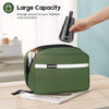 Travelling Toiletry Bag Portable Hanging Water-Resistant Wash Bag for Travelling, Business Trip, Camping (Deep Green/A)