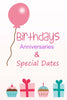 Birthdays, Anniversaries and Special Dates: Dates to remember every year | Diary