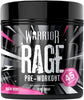 Rage - Pre-workout Powder - 392g - Energy Drink Supplement with Vitamin C, Beta Alanine and Creatine Gluconate - 45 Servings (Blazin' Berry)