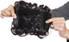 Short Combs Messy Curly Wavy Hair Extensions Bun Piece Up Do Drawstring Ponytail Clip in Comb Hair Extensions Chignon Dark brown