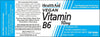 Vitamin B6 (Pyridoxine HCl) 10mg - 100 Tablets