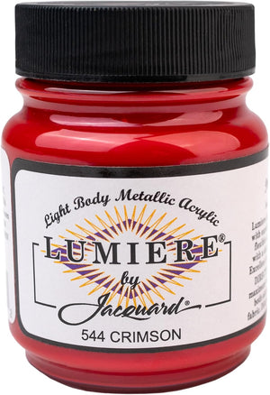 Products 2.25 oz Lumiere Metallic Acrylic Paint, Crimson