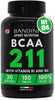 ® BRANCHED Amino ACIDS BCAA 2 1 1 | 150 Tablets with Vitamin B1 and B6 | Amino 2.1.1 Supplement with Leucine, Isoleucine, Valine | Amino Acids Tablets 211 Intra Pre Post Workout 100% Vegan