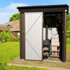 "5X3 FT Metal Outdoor Storage Shed - Waterproof, Lockable, and Durable for Your Backyard and Patio Needs!"