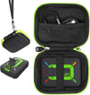 Case for ZOLEO Satellite Communicator, Designed case with Size and Shape Matching, Black case Contrasted with Green Zip