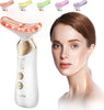 24K Gold Face Massager Anti-Wrinkle, Skin Face Lift Device with Red Light Therapy,5 Colors Face Sculpting Device,4 Modes 42±3°C Face Sculptor for Facial Anti-Aging & Toning,EMS Gua Sha