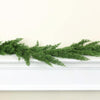 Artificial Cedar Garland - 180cm / 6ft - Christmas decoration for staircases, tables and mantelpieces