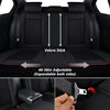 Car Seat Covers Full Set Universal for 5 Seats, Universal Fit For Most Cars, SUV, Sedans and Pick-up Trucks, Waterproof Automotive Seat Protector, Luxury Leather Car Seat Cushion, Airbag Compatible