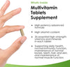 Multivitamin & Minerals 26 Essential Active Vegan High Strength Multivitamin Tablets for Women & Men with Iron A-Z Complete Daily Vegan Vitamins Gluten Free GMO Free (3 Month Supply) UK Made New Leaf