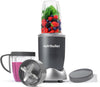 Blender 600 Series - Powerful 20,000 RPM Extractor Blends Frozen Fruit, Nuts & Ice - 7 Piece Kit Includes 1x Tall Cup, 1x Short Cup, 1x Handled Ring & 1x Sealable Lid - Ideal for Smoothies