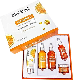 Dr. Rashel Vitamin C Brightening & Anti Aging Skin Care Series 5 Piece Set, Pack of 1