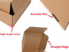 Corrugated Cardboard Shipping Boxes, 100x100x53mm Royal Mail Small Parcel PIP Boxes, Packaging Mailing Boxes for Business, Posting, Storing or Gift(Pack of 10)