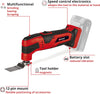 Power X-Change Cordless Multi Tool - 18V Multi-Use Cutting And Sanding Tool For Wood, Plastic And Metal - TC-MG 18 Li Oscillating Multi Tools With Accessories (Battery Not Included)