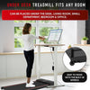 "Stay Active and Fit with the Ultra Slim Under Desk Treadmill - Perfect for Home Office Workouts and Remote Control Convenience!"