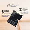 "Stylish and Sustainable: 100 Pack of SMART 10X13 Recycled Poly Mailers in Black - Eco-Friendly Packaging for Small Businesses"