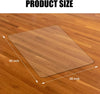 "Protect Your Floors in Style with  Clear Chair Mat - Ideal for Hardwood and Tile Floors - Office and Home Floor Protection - 120X120Cm Transparent Mat"