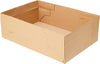 "Secure and Convenient Self-Locking Box Carton with Lid - Brown, A4 Size - Pack of 10"