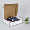 "Premium White Corrugated Shipping Boxes - Pack of 20, Perfect for Mailing & Gifting - 12" x 9" x 3""