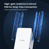 "Supercharge Your Wi-Fi with our Dual Band Wi-Fi 6 Extender Booster - Boost Speeds up to 1500Mbps, Extend Range, and Enjoy Gigabit Connectivity!"