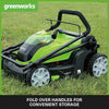 " G40LM41K2X Cordless Lawnmower - Powerful and Efficient Cutting for Lawns up to 500M², with 41Cm Cutting Width, Large 50L Bag, Dual 40V 2Ah Batteries & Charger Included - Backed by 3 Year Guarantee!"