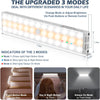 "Enhanced  Motion Sensor Light: Wireless, Dimmable, and Rechargeable - Perfect for Wardrobes and Cabinets - Set of 3"