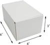"50 Pack of Durable White Cardboard Shipping Boxes - Perfect for Mailers, Moving, and Crafts!"