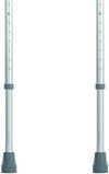 "Ultimate Support:  Double Adjustable Crutches with Comfortable Plastic Handles - Extended Length"